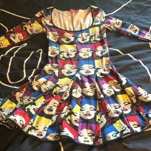 Rare!  Betsey Johnson Marilyn Monroe Warhol